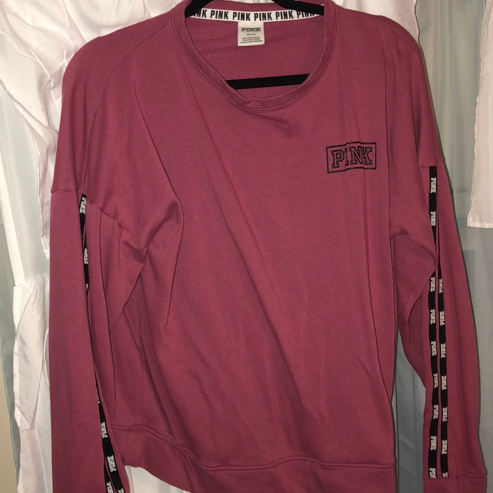 Pink crew neck